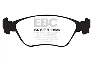 EBC Hamulce DP41362R Żółte okładziny hamulcowe - Części motocyklowe - miniaturka - grafika 1