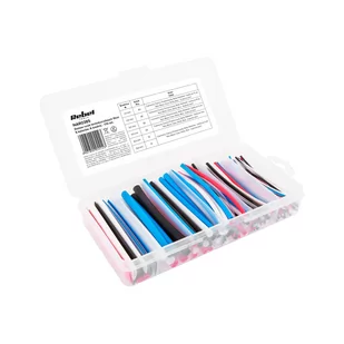 Rebel Zestaw rurek termokurczliwych 170szt. - dł. 100mm - 6 kolorów LEC-18165 - Podzespoły elektroniczne - miniaturka - grafika 1