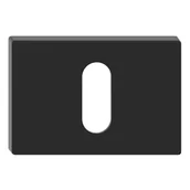 Szyldy i rozety - Rozeta podklamkowa pod klucz Enzo czarna Metal-Bud - miniaturka - grafika 1