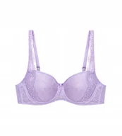 Biustonosze - TRIUMPH BIUSTONOSZ FIOLETOWY KORONKOWY DAMSKI 95E JSM - miniaturka - grafika 1