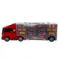Samochody i pojazdy dla dzieci - Euro Baby ZABAWKI ZABAWKA TIR Z AUTAMI 0897108 EBZ666-09G - miniaturka - grafika 1