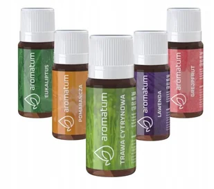 Zestaw 5 sztuk Olejków Eterycznych Kominek Dyfuzor - Aromaterapia - miniaturka - grafika 1