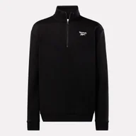 Bluzy męskie - Bluza męska Reebok Left Chest 100070404 czarna R.M - miniaturka - grafika 1