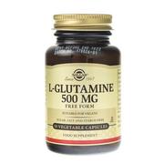 Suplementy naturalne - Solgar L-glutamina 500 mg 50 kapsułek - miniaturka - grafika 1