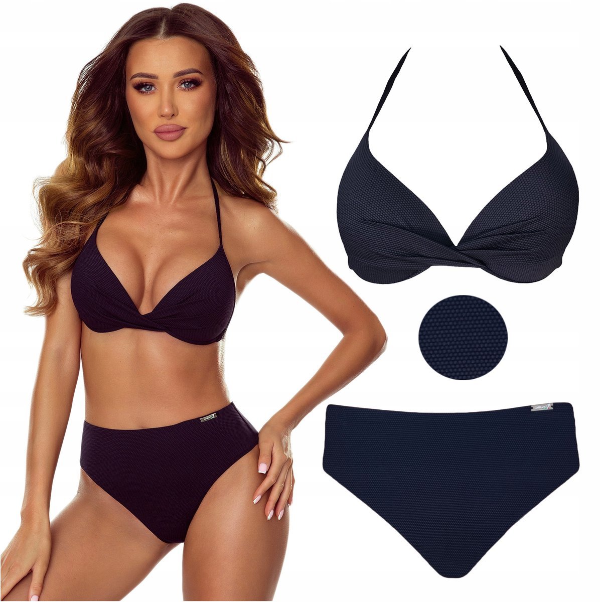 Bikini Strój kąpielowy dwuczęściowy push up GABBIANO Anabel A1 38D/M 75D
