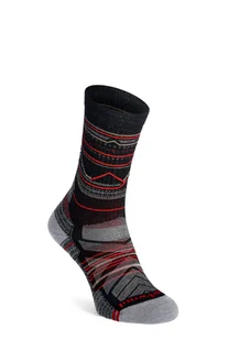 Skarpety Smartwool Performance Hike Light Cushion Mountain Range - blk - Skarpetki sportowe męskie - miniaturka - grafika 1