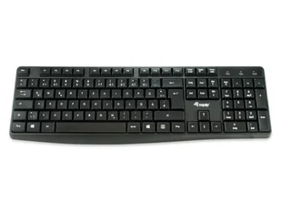 Equip 245212 klawiatura USB QWERTY Portugalski Czarny 245212 - Klawiatury - miniaturka - grafika 1