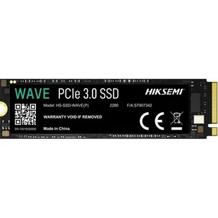 Dysk SSD HIKSEMI Wave P 1TB M.2 2280 PCI-E x4 Gen3 NVMe (HS-SSD-WAVE(P)(STD)/1024G/PCIE3/WW) - Dyski SSD - miniaturka - grafika 1