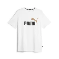 Koszulki sportowe męskie - Koszulka fitness męska Puma ESS+ 2 Col Logo Tee - miniaturka - grafika 1