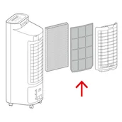 Akcesoria do wentylacji i klimatyzacji - Trotec PAE 22 filtr powietrza - miniaturka - grafika 1
