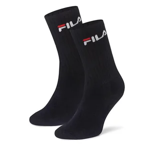 Skarpety Wysokie Męskie Fila F4401-AW24 (2-pack) Czarny - Skarpetki męskie - miniaturka - grafika 1