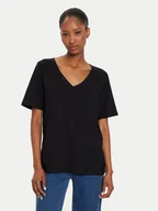 Koszulki i topy damskie - United Colors Of Benetton T-Shirt 3BVXD400H Czarny Relaxed Fit - miniaturka - grafika 1