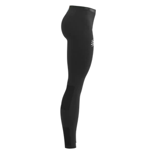 COMPRESSPORT Kompresyjne legginsy do biegania damskie RUN UNDER CONTROL TIGHTS czarne - Spodnie sportowe damskie - miniaturka - grafika 2