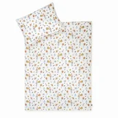 Pościel dla dzieci - Julius Zöllner Pościel Organic Crazy Flowers, rozmiar 100 x 135 i 40 x 60 cm, pościel dziecięca, sprawdzona pod kątem substancji szkodliwych - miniaturka - grafika 1