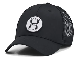 Czapka z daszkiem Under Armour Blitzing Trucker 1383441-001 Czarna Uniwersalna - Czapki damskie - miniaturka - grafika 1