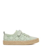 Buty dla dziewczynek - Roxy Espadryle CEO-CSS20547-01 Zielony - miniaturka - grafika 1