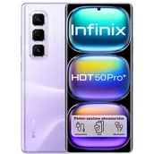 Telefony komórkowe - Infinix Hot 50 Pro+ 8/256GB Fioletowy - miniaturka - grafika 1