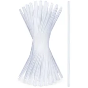 Słomki do napojów - Słomki do napojów przezroczyste wielorazowe zestaw 50 szt. 22 cm - miniaturka - grafika 1