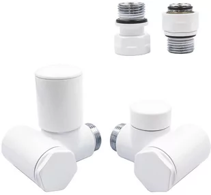 Varioterm Zawór regulacyjny INTEGRA ze złączką Pex/Cu /GZ1/2 /GW1/2 - biały instalacja 1/2 - GZ1/2 lewy IR06FK/L(GZ1/2) - Zawory i kraniki - miniaturka - grafika 1