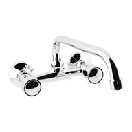 Baterie wannowe i prysznicowe - Bateria umywalkowo-zlewozmywakowa Modena typu U 20 cm chrom Invena - miniaturka - grafika 1