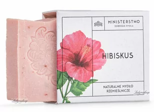 MINISTERSTWO DOBREGO MYDŁA - Naturalne mydło rzemieślnicze - Hibiskus - 100 g - Mydła - miniaturka - grafika 1
