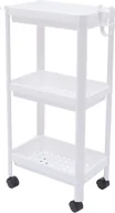 Wózki kuchenne - Półki kuchenne Półka wolnostojąca 3 półki Półka łazienkowa PP Półka stojąca Wózek kuchenny Półka na kółkach - miniaturka - grafika 1