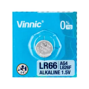 Bateria alkaliczna Vinnic LR626/LR66/AG4 - Baterie i akcesoria - miniaturka - grafika 1