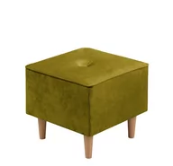 Pufy i podnóżki - Pufa do fotela podnóżek w stylu skandynawskim Floki Zielony - miniaturka - grafika 1
