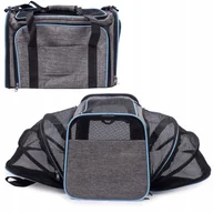 Transportery dla kotów - TRANSPORTER dla kota psa królika zwierząt TORBA TRANSPORTOWA rozkładana - miniaturka - grafika 1