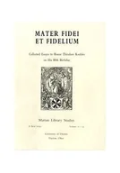 Felietony i reportaże - Mater fidei et fidelium - miniaturka - grafika 1