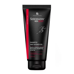 Seboradin Seboradin Men Sport M) Szampon i żel pod prysznic 2w1 200ml - Żele pod prysznic dla mężczyzn - miniaturka - grafika 1