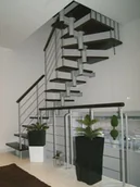 Schody strychowe - Schody modułowe CORA model Mix plus 06 U-180 14 elementów - miniaturka - grafika 1