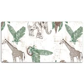 Podkładki na biurko - Podkładka na biurko Afrykańskie zwierzęta 120x60 cm - miniaturka - grafika 1