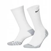 Skarpetki damskie - Nike Białe Skarpetki Sportowe Z Płaskim Szwem I Logo 35-38 J2A - miniaturka - grafika 1