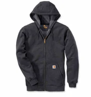 Bluzy męskie - Bluza Carhartt Midweight Hooded ZIP Carbon L - miniaturka - grafika 1