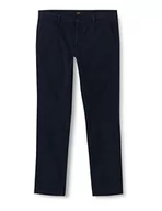 Spodnie męskie - BOSS Spodnie męskie, płaskie, ciemnoniebieskie, 3030 - miniaturka - grafika 1