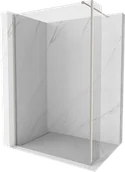 Ścianki i drzwi prysznicowe - Mexen Kioto ścianka prysznicowa Walk-in 95 x 30 cm, transparent, nikiel szczotkowany - 800-095-212-97-00-030 - miniaturka - grafika 1