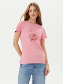 Koszulki i topy damskie - Guess T-Shirt E5GI03 K8G01 Różowy Regular Fit - miniaturka - grafika 1