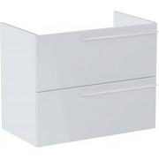 Szafki łazienkowe - Roca Ella szafka 78,5 cm podumywalkowa wisząca biały połysk A857770806 - miniaturka - grafika 1
