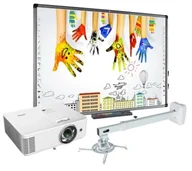 Tablice interaktywne - Zestaw interaktywny Avtek TT-BOARD 80 PRO + Vivitek DX335ST + uchwyt ścienny - miniaturka - grafika 1