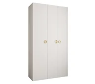 Szafy - Szafa trzydrzwiowa Como 1 130 gł.40 biały+złoty - miniaturka - grafika 1