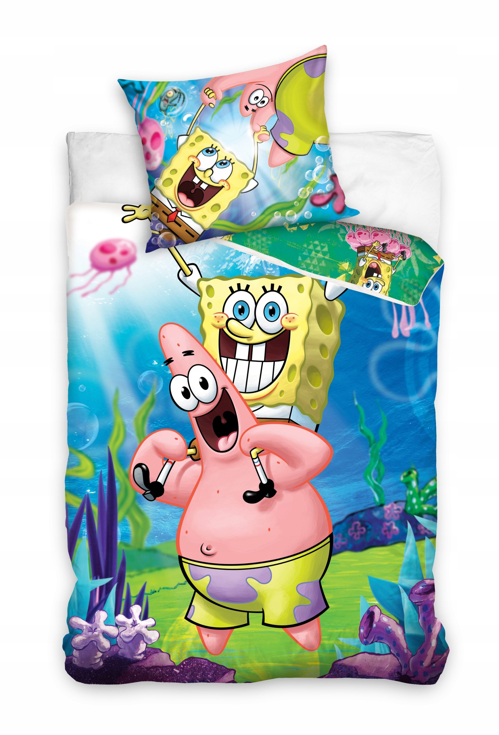Pościel Spongebob Kanciastoporty I Patryk 160x200