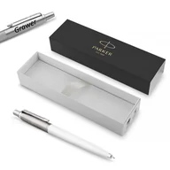 Zestawy piśmiennicze - Długopis Jotter Originals White z grawerem - miniaturka - grafika 1