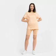 Spodnie sportowe damskie - Damskie kolarki basic Ellesse Lucini - beżowe - ELLESSE - miniaturka - grafika 1