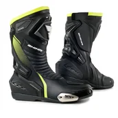 Buty motocyklowe - Shima shima RSX-6 Men, buty męskie Vintage Retro Road buty sportowe ze skóry motocykl, 45 EU, fluorescencyjny RSX-6 MEN FLUO 45 - miniaturka - grafika 1