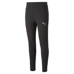 Spodnie dresowe damskie Puma EvoStripe DK czarne 67331501-S - Dresy damskie - miniaturka - grafika 1