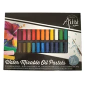 Kredki, ołówki, pastele i pisaki - Pastele Olejne 30 Szt Mieszalne Z Wodą Zestaw - miniaturka - grafika 1