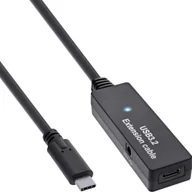 Kable komputerowe i do monitorów - InLine InLine® USB 3.2 Gen.1 active extension, USB-C male to USB-C female, 5m - miniaturka - grafika 1