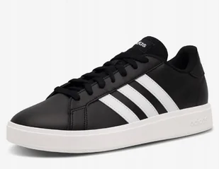 Adidas Buty Męskie Sneakersy Grand Court Base 2.0 Czarne 42 2/3 Eu - Sneakersy męskie - miniaturka - grafika 1