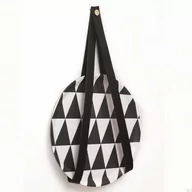 Wieszaki i stojaki - Wieszak ścienny 0150L Skórzany Czarny ze Złotym - miniaturka - grafika 1